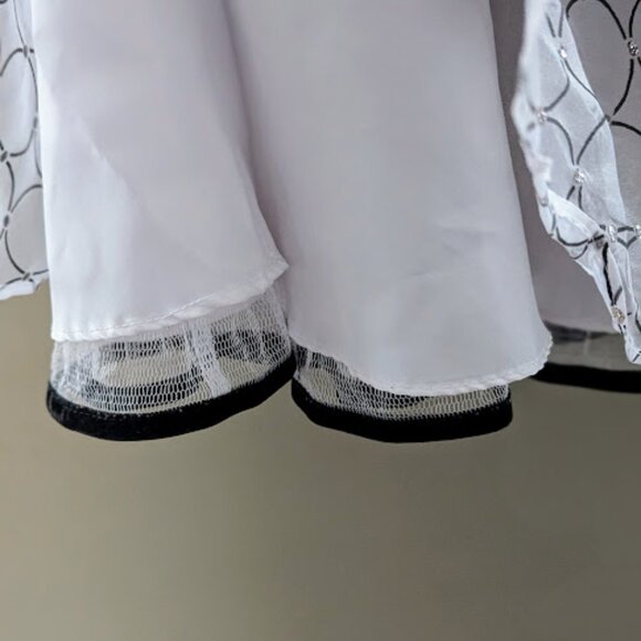 Bonnie Jean Girls Holiday Christmas Dress Long Sleeve Velvet Size 7 - Picture 4 of 5